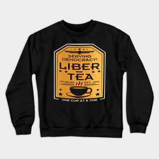 One Cup at a time Liber-tea Helldivers Crewneck Sweatshirt